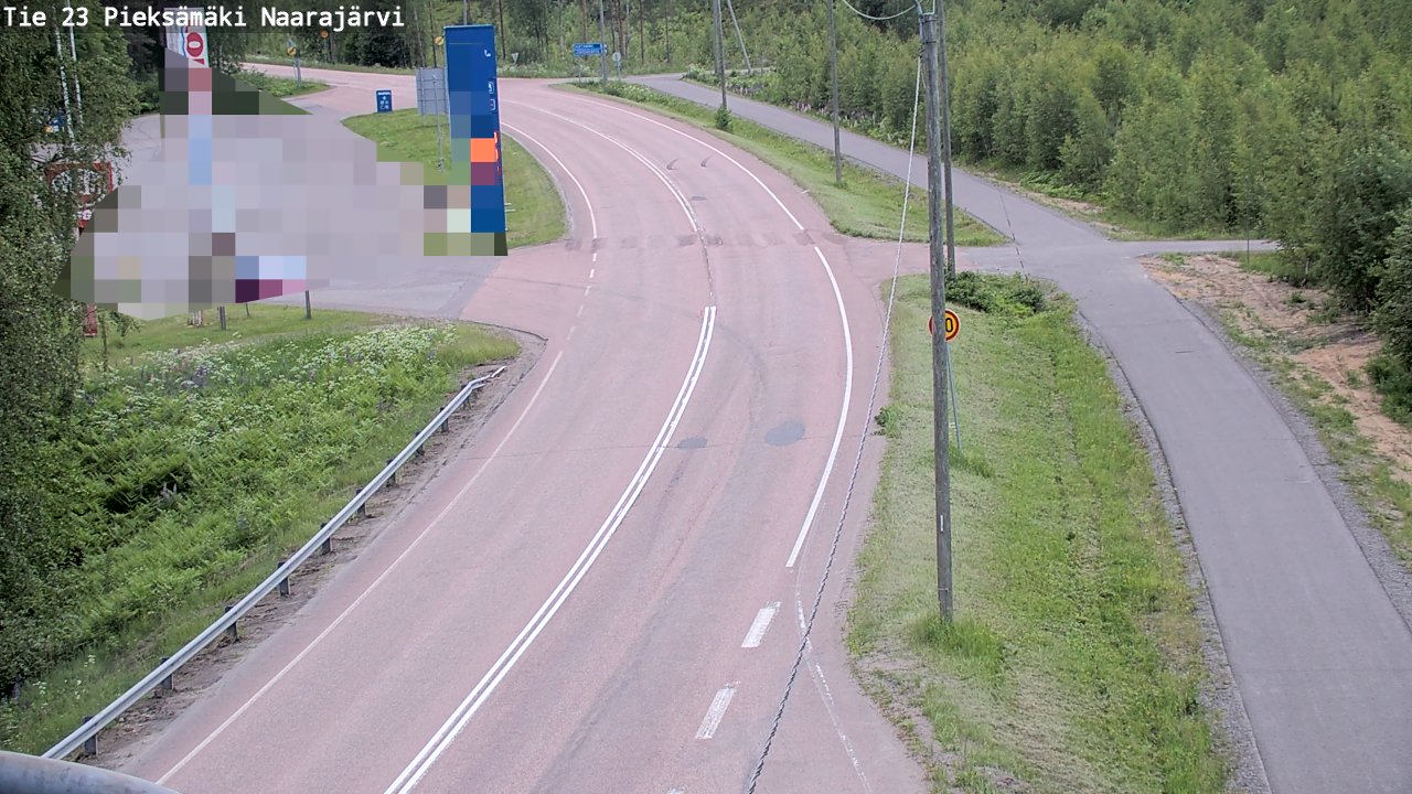 Kelikamerat Kuva Tie 23 Pieksämäki, Naarajärvi, Pieksämäki, Etelä-Savo