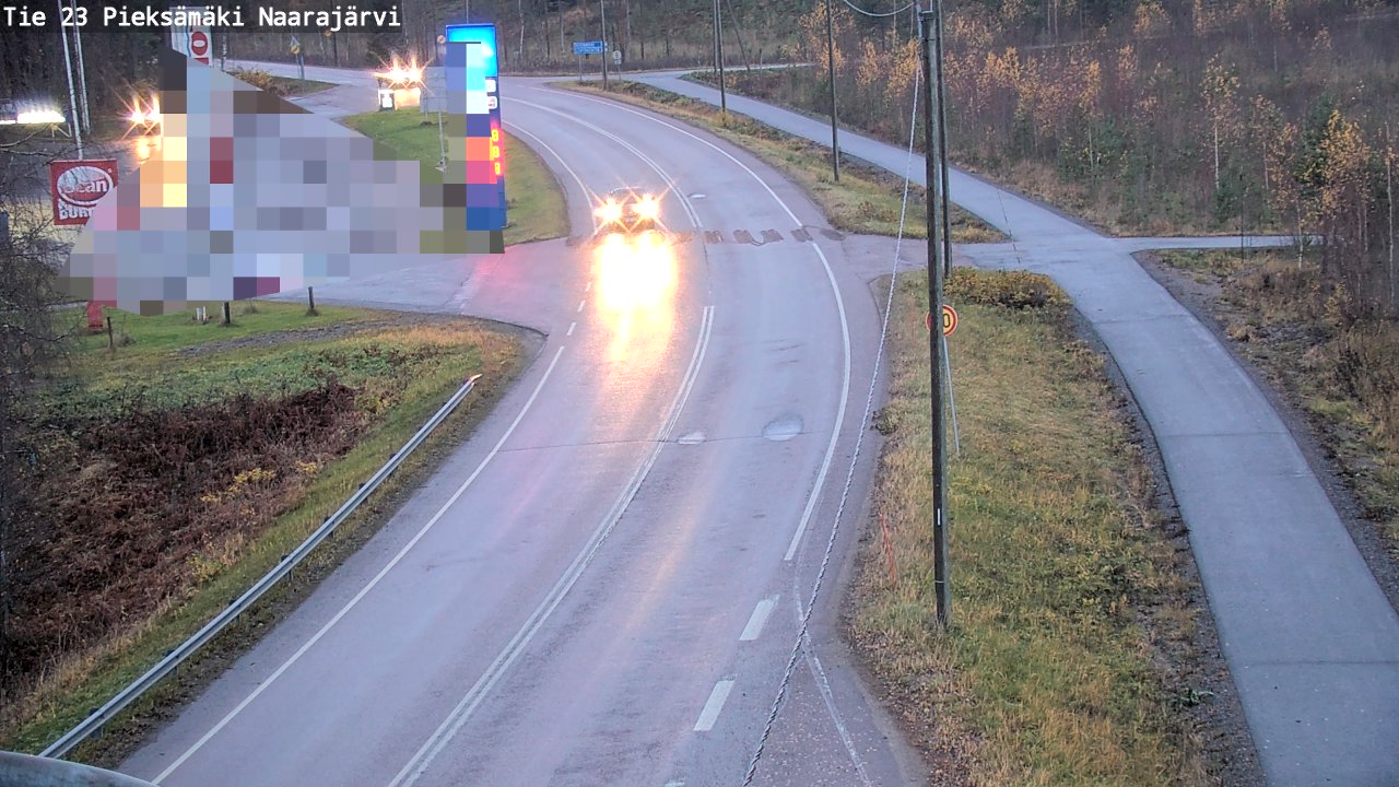 Kelikamerat Kuva Tie 23 Pieksämäki, Naarajärvi, Pieksämäki, Etelä-Savo