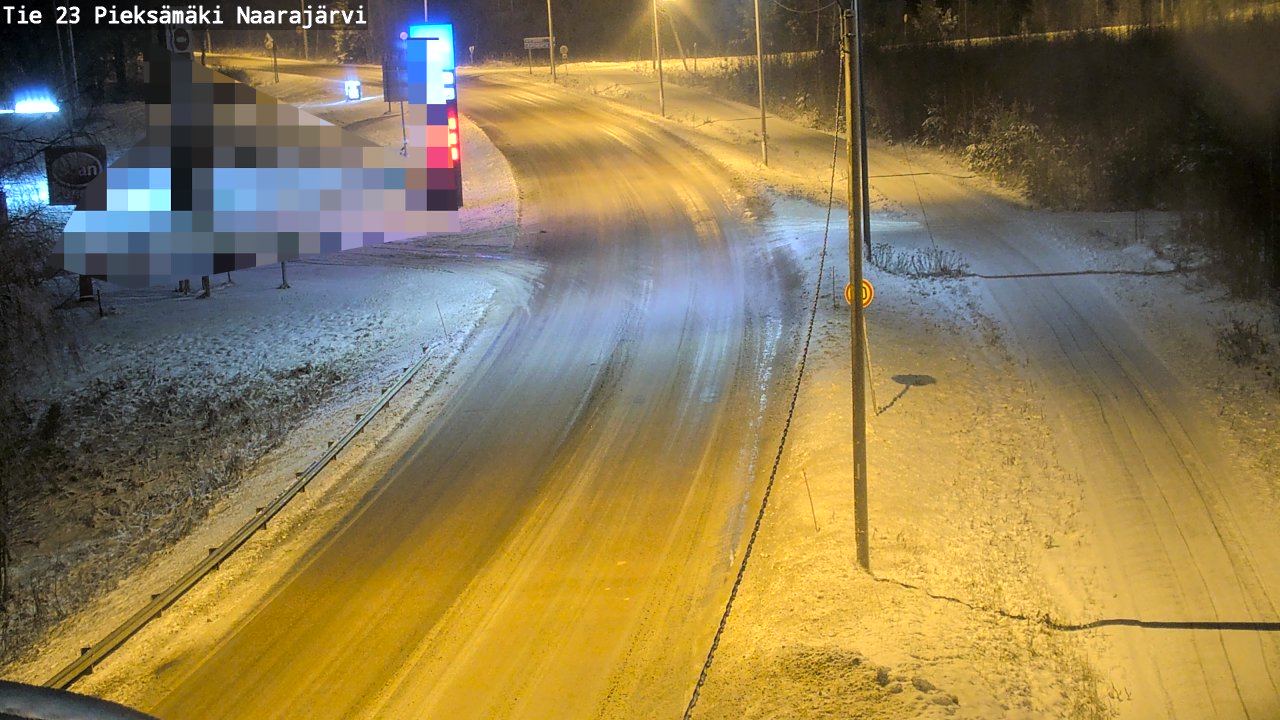 Weather Camera Image Väg 23 Pieksämäki, Naarajärvi, Pieksämäki, Etelä-Savo