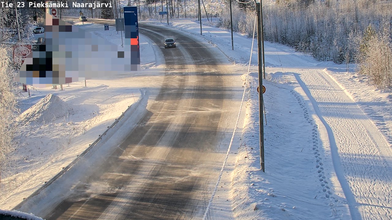 Weather Camera Image Road 23 Pieksämäki, Naarajärvi, Pieksämäki, Etelä-Savo