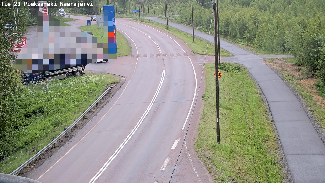 Weather Camera Image Road 23 Pieksämäki, Naarajärvi, Pieksämäki, Etelä-Savo