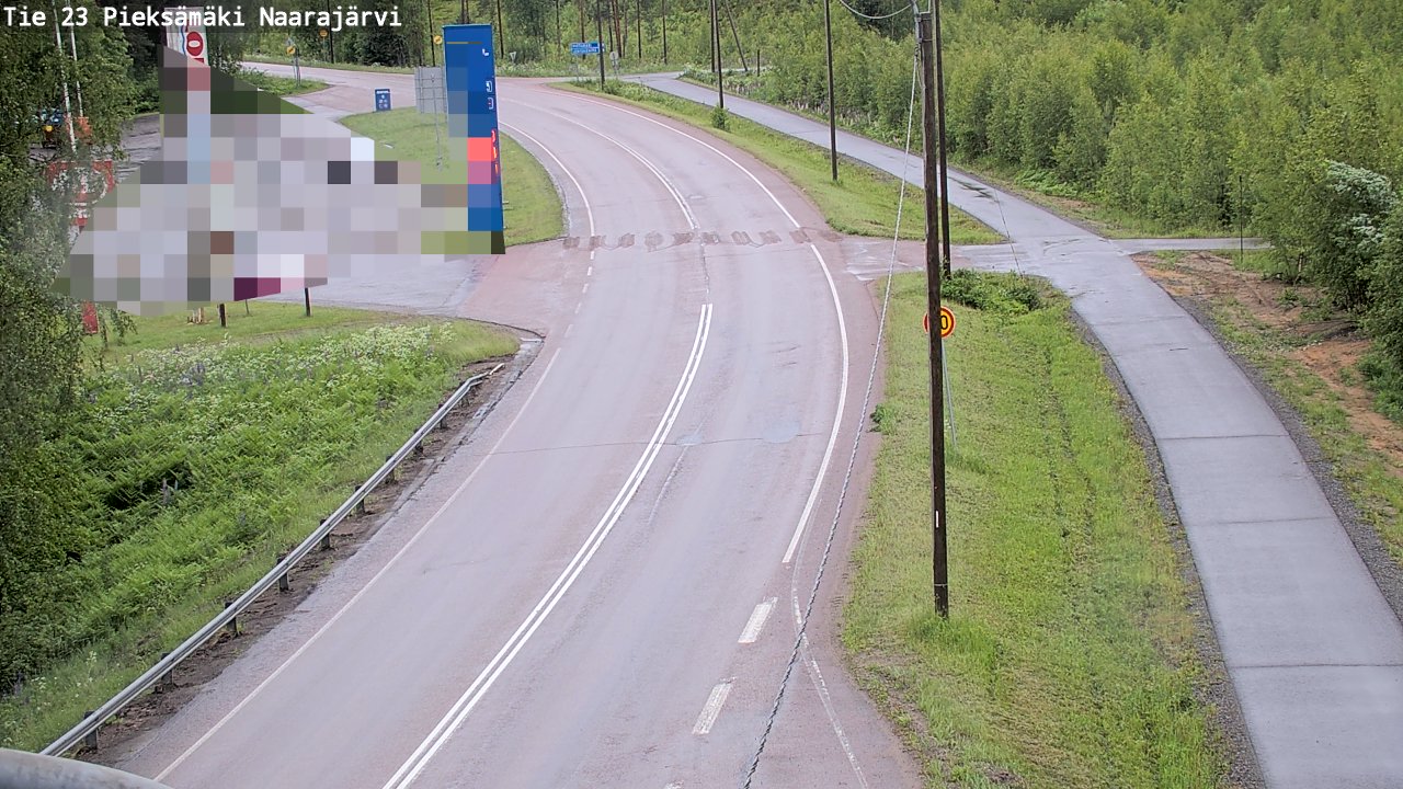 Weather Camera Image Road 23 Pieksämäki, Naarajärvi, Pieksämäki, Etelä-Savo