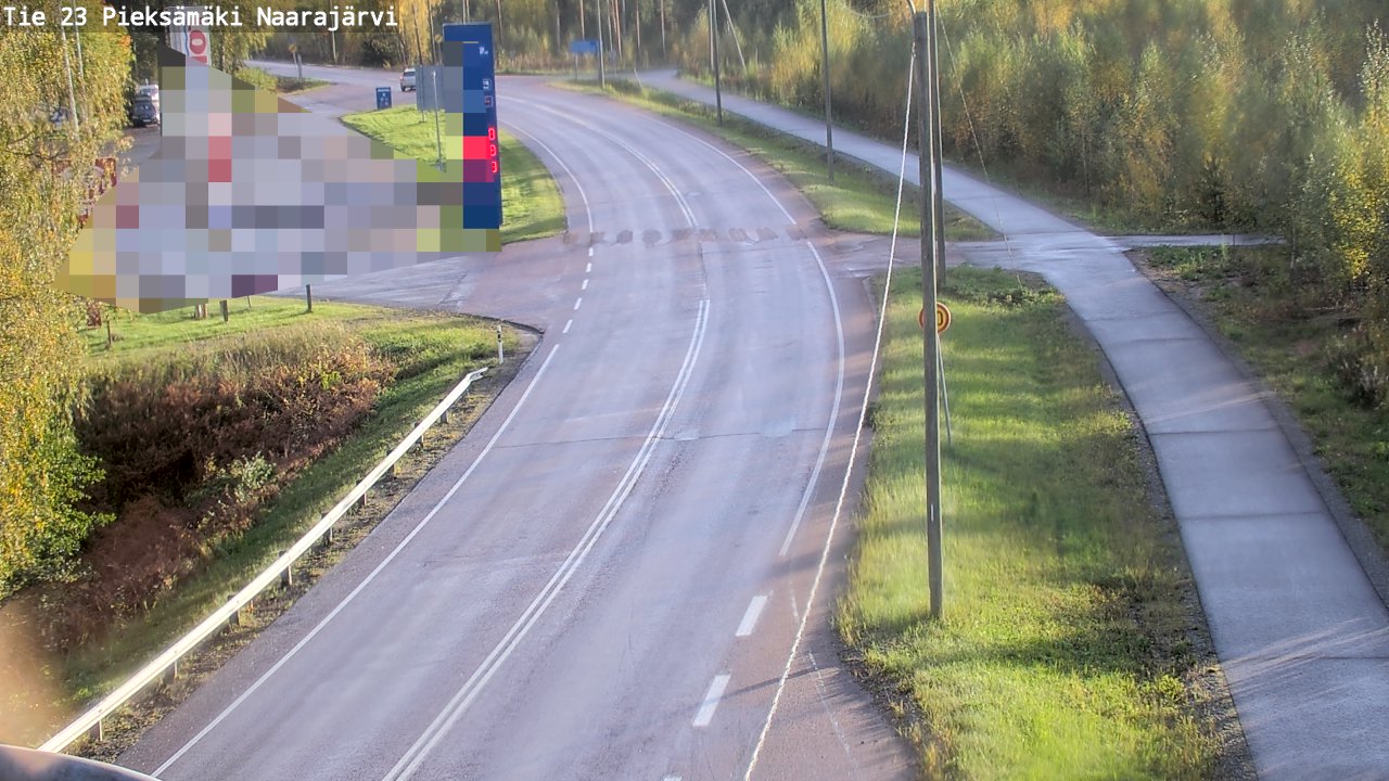 Weather Camera Image Väg 23 Pieksämäki, Naarajärvi, Pieksämäki, Etelä-Savo