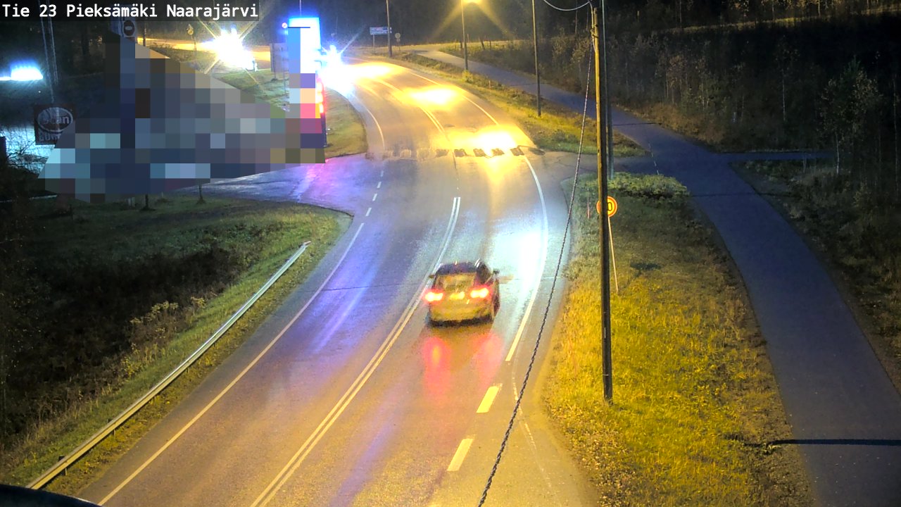 Kelikamerat Kuva Tie 23 Pieksämäki, Naarajärvi, Pieksämäki, Etelä-Savo