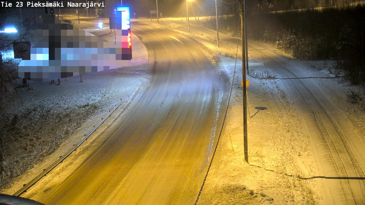 Weather Camera Image Väg 23 Pieksämäki, Naarajärvi, Pieksämäki, Etelä-Savo