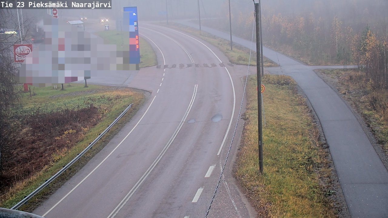 Kelikamerat Kuva Tie 23 Pieksämäki, Naarajärvi, Pieksämäki, Etelä-Savo