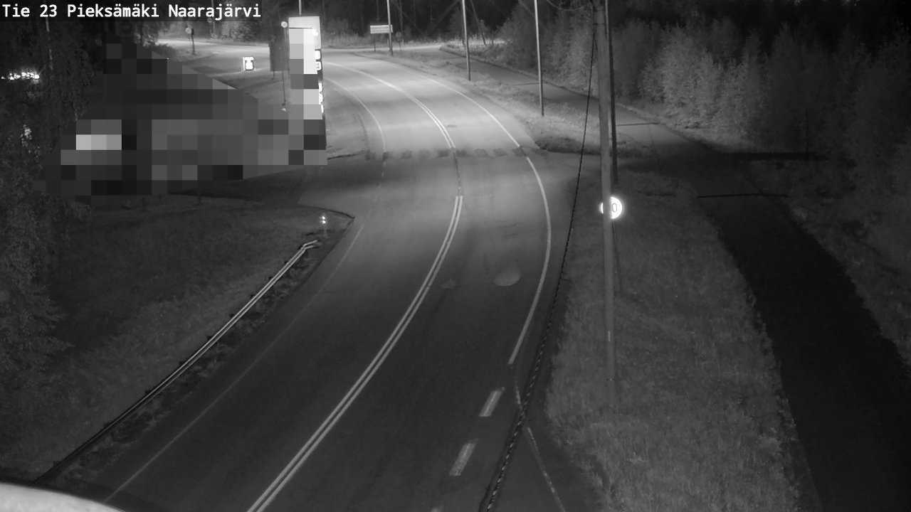 Weather Camera Image Väg 23 Pieksämäki, Naarajärvi, Pieksämäki, Etelä-Savo