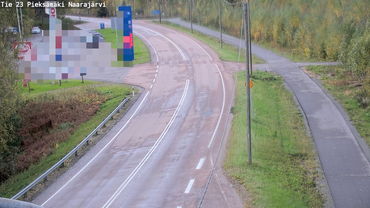 Weather Camera Image Väg 23 Pieksämäki, Naarajärvi, Pieksämäki, Etelä-Savo