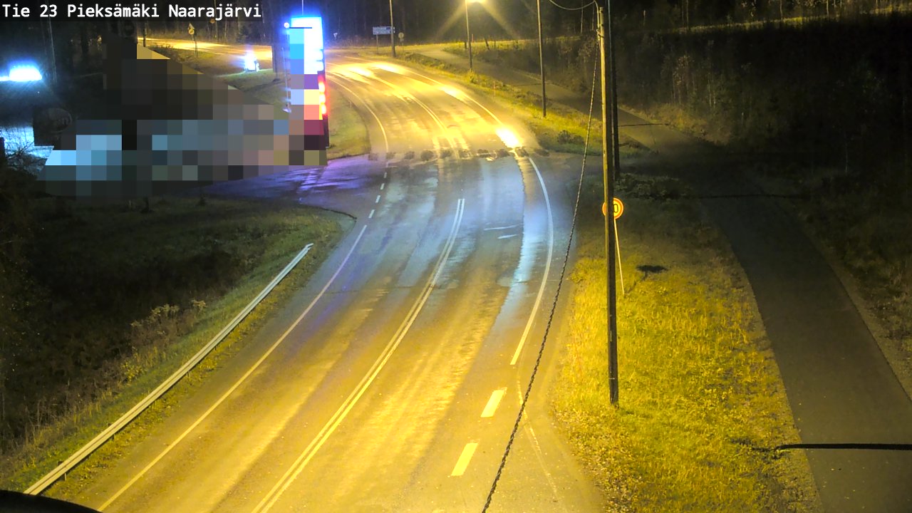 Weather Camera Image Road 23 Pieksämäki, Naarajärvi, Pieksämäki, Etelä-Savo
