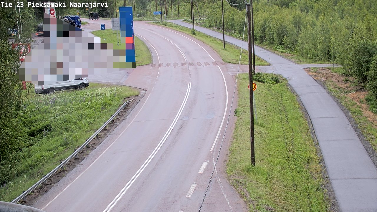 Weather Camera Image Road 23 Pieksämäki, Naarajärvi, Pieksämäki, Etelä-Savo