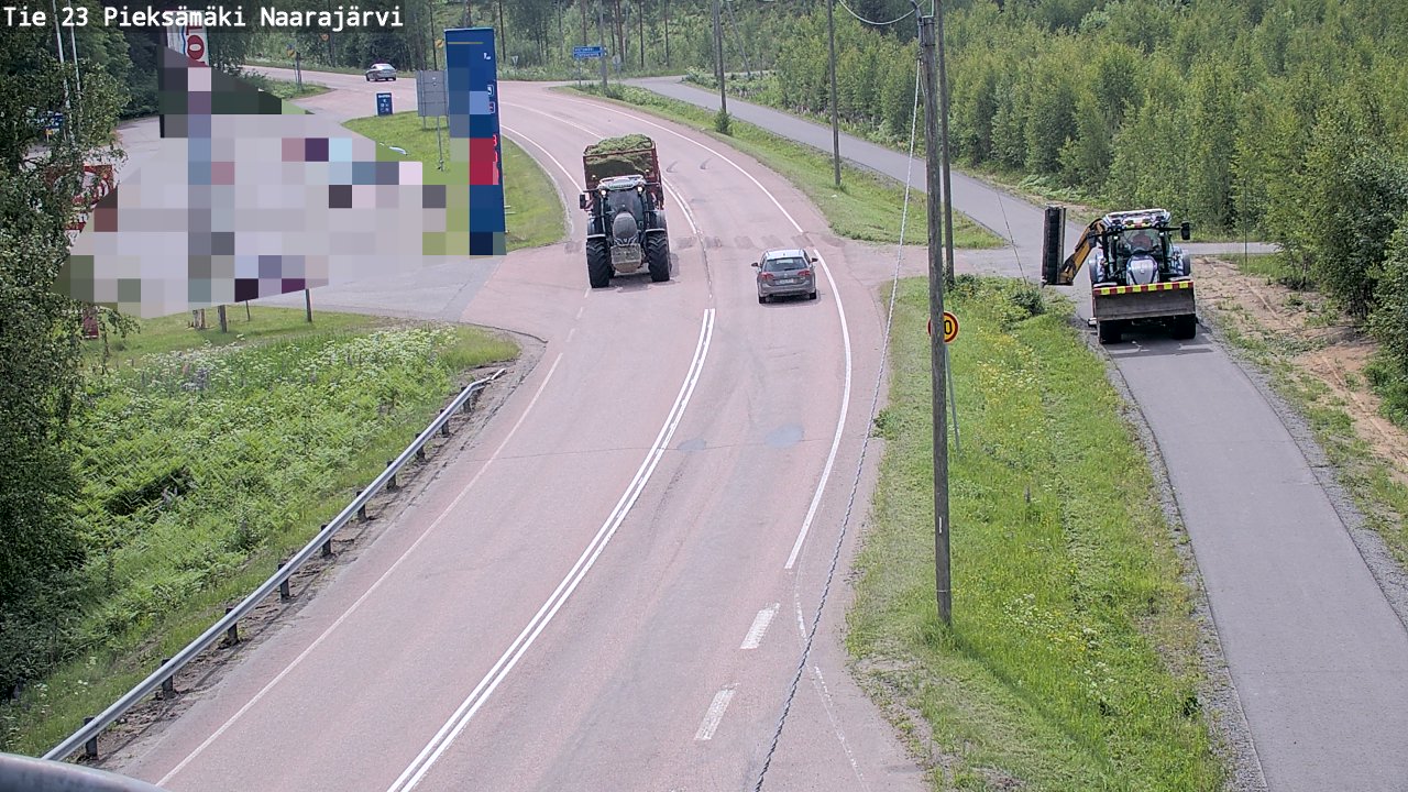 Kelikamerat Kuva Tie 23 Pieksämäki, Naarajärvi, Pieksämäki, Etelä-Savo