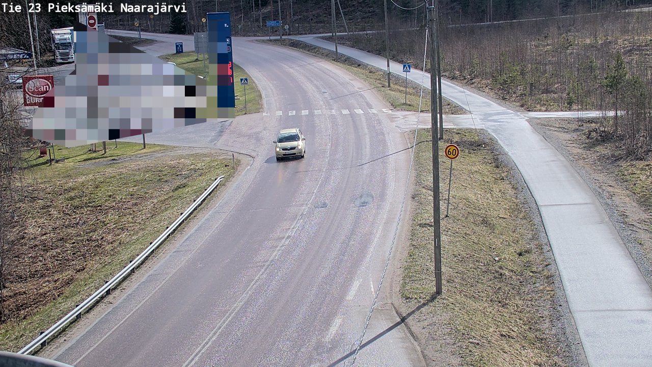 Kelikamerat Kuva Tie 23 Pieksämäki, Naarajärvi, Pieksämäki, Etelä-Savo