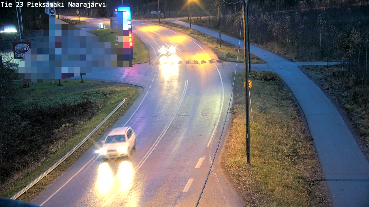 Kelikamerat Kuva Tie 23 Pieksämäki, Naarajärvi, Pieksämäki, Etelä-Savo