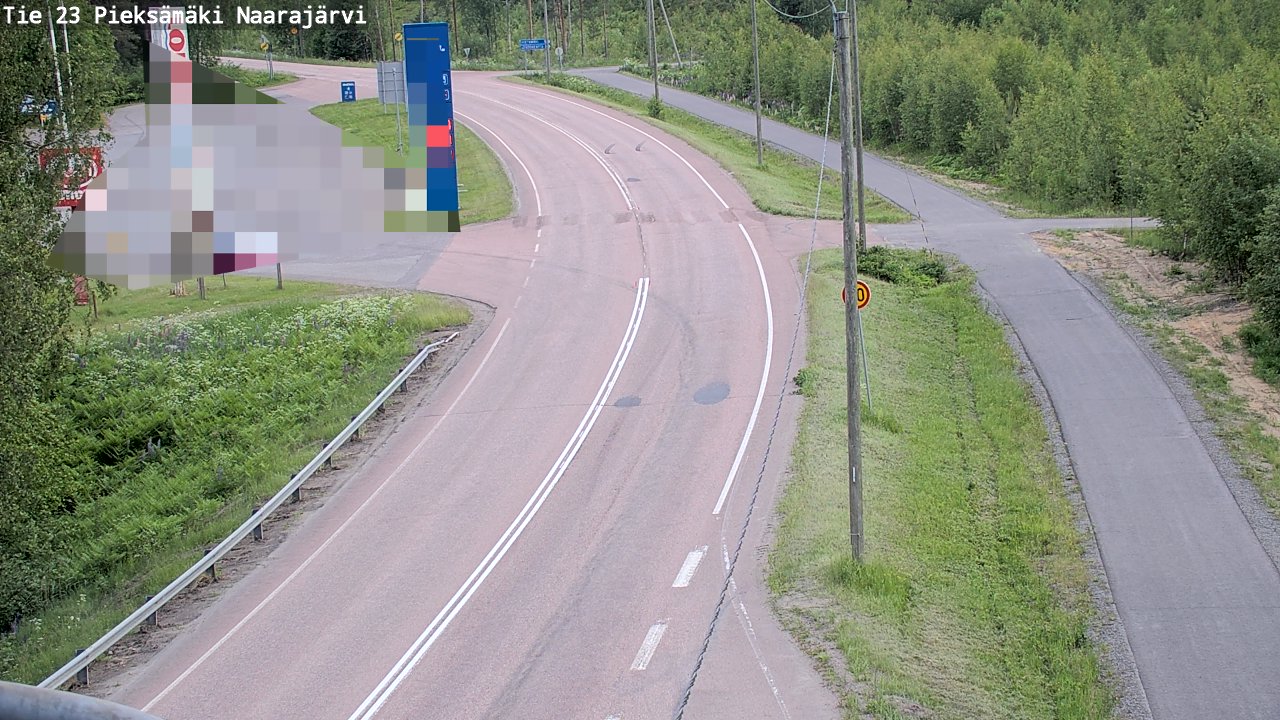 Kelikamerat Kuva Tie 23 Pieksämäki, Naarajärvi, Pieksämäki, Etelä-Savo