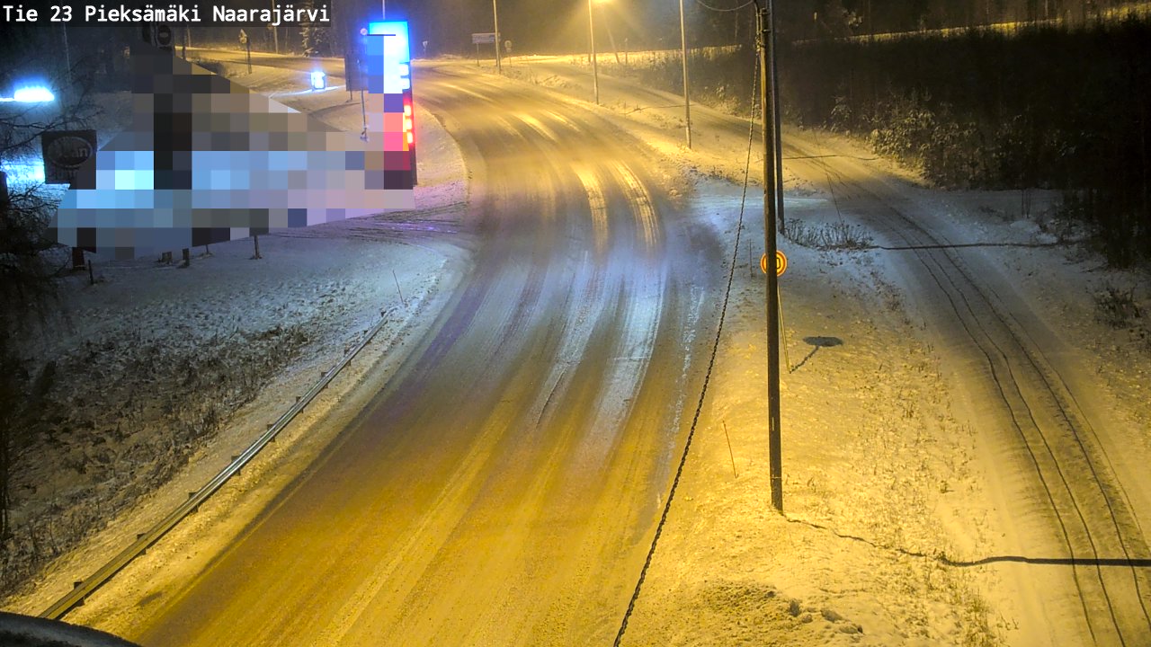 Weather Camera Image Väg 23 Pieksämäki, Naarajärvi, Pieksämäki, Etelä-Savo