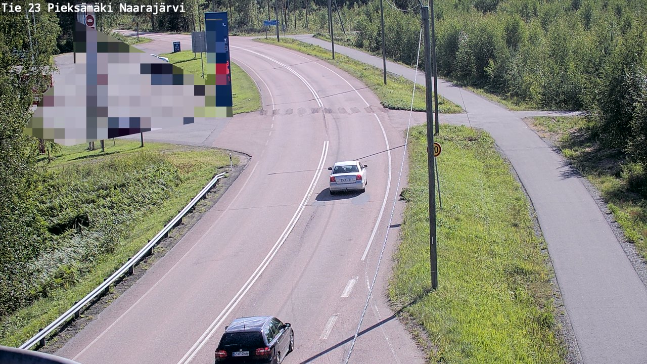Weather Camera Image Väg 23 Pieksämäki, Naarajärvi, Pieksämäki, Etelä-Savo