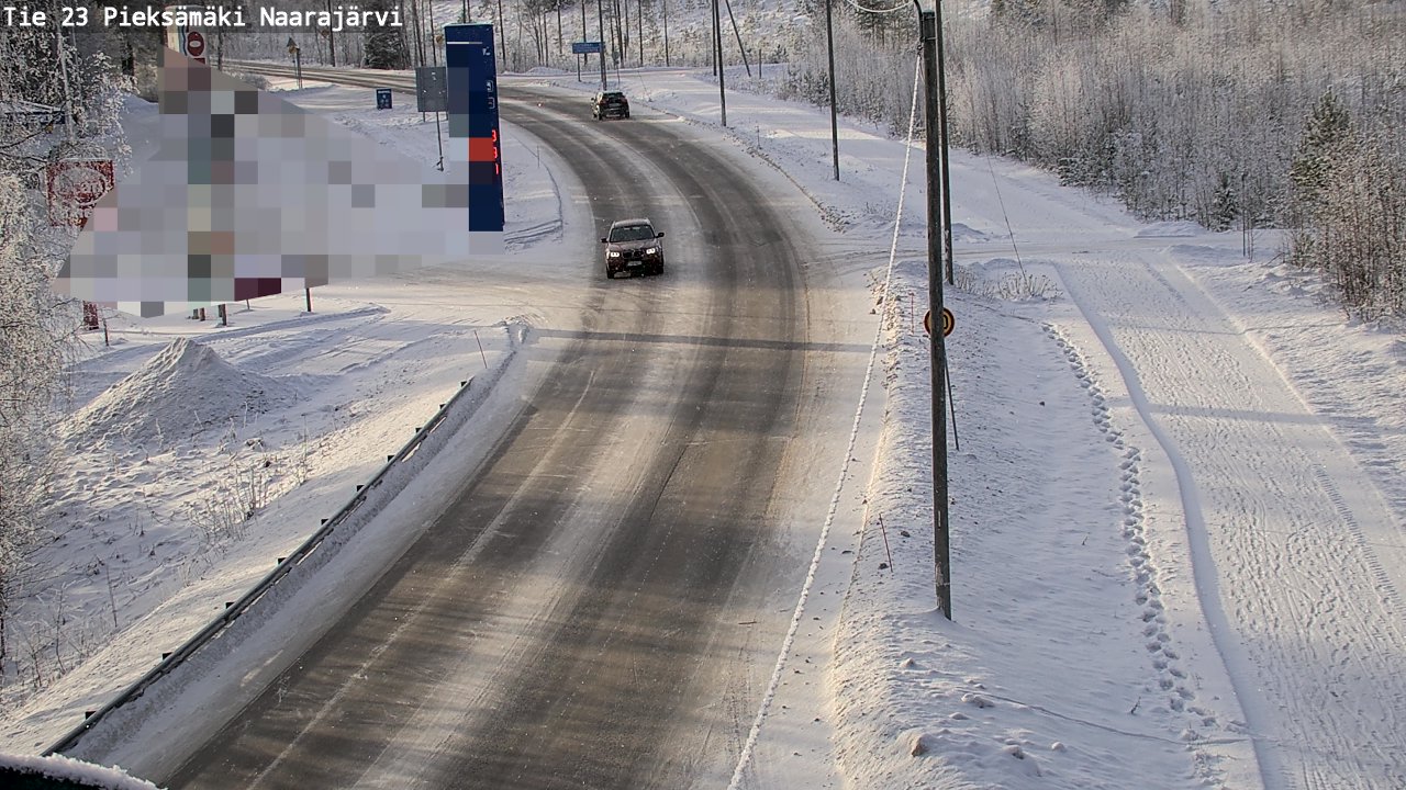 Weather Camera Image Road 23 Pieksämäki, Naarajärvi, Pieksämäki, Etelä-Savo