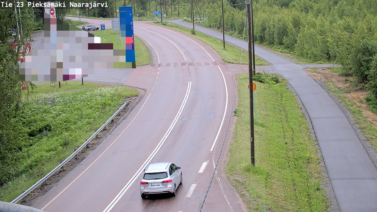 Weather Camera Image Road 23 Pieksämäki, Naarajärvi, Pieksämäki, Etelä-Savo