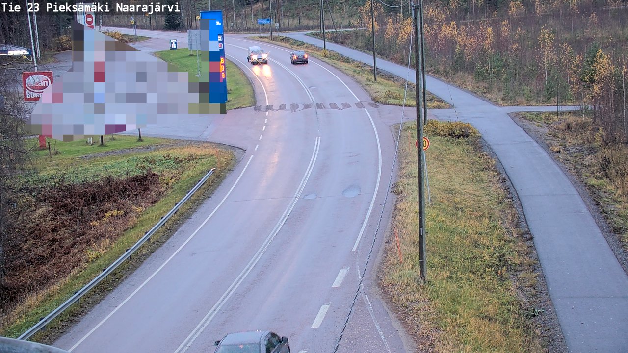 Kelikamerat Kuva Tie 23 Pieksämäki, Naarajärvi, Pieksämäki, Etelä-Savo