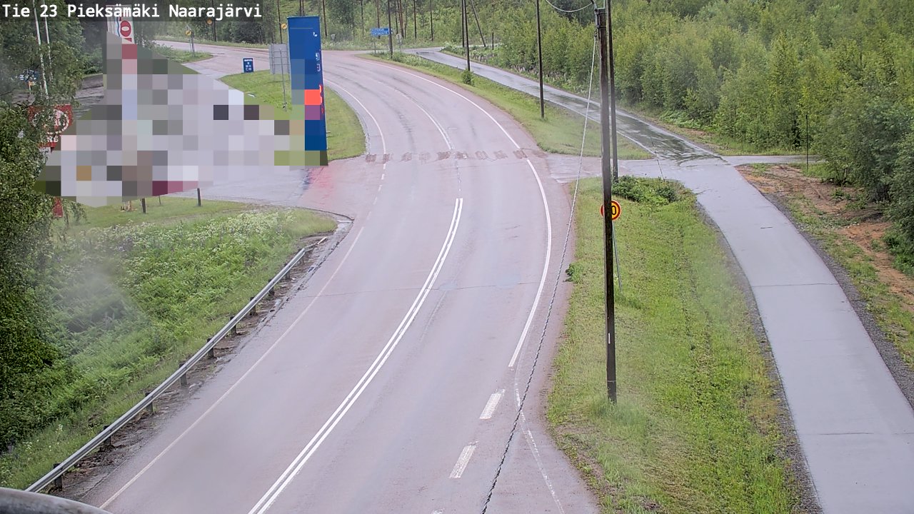 Weather Camera Image Road 23 Pieksämäki, Naarajärvi, Pieksämäki, Etelä-Savo