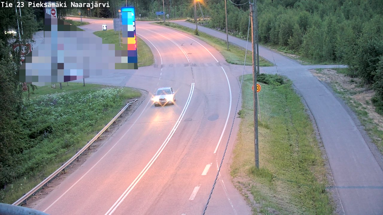 Kelikamerat Kuva Tie 23 Pieksämäki, Naarajärvi, Pieksämäki, Etelä-Savo