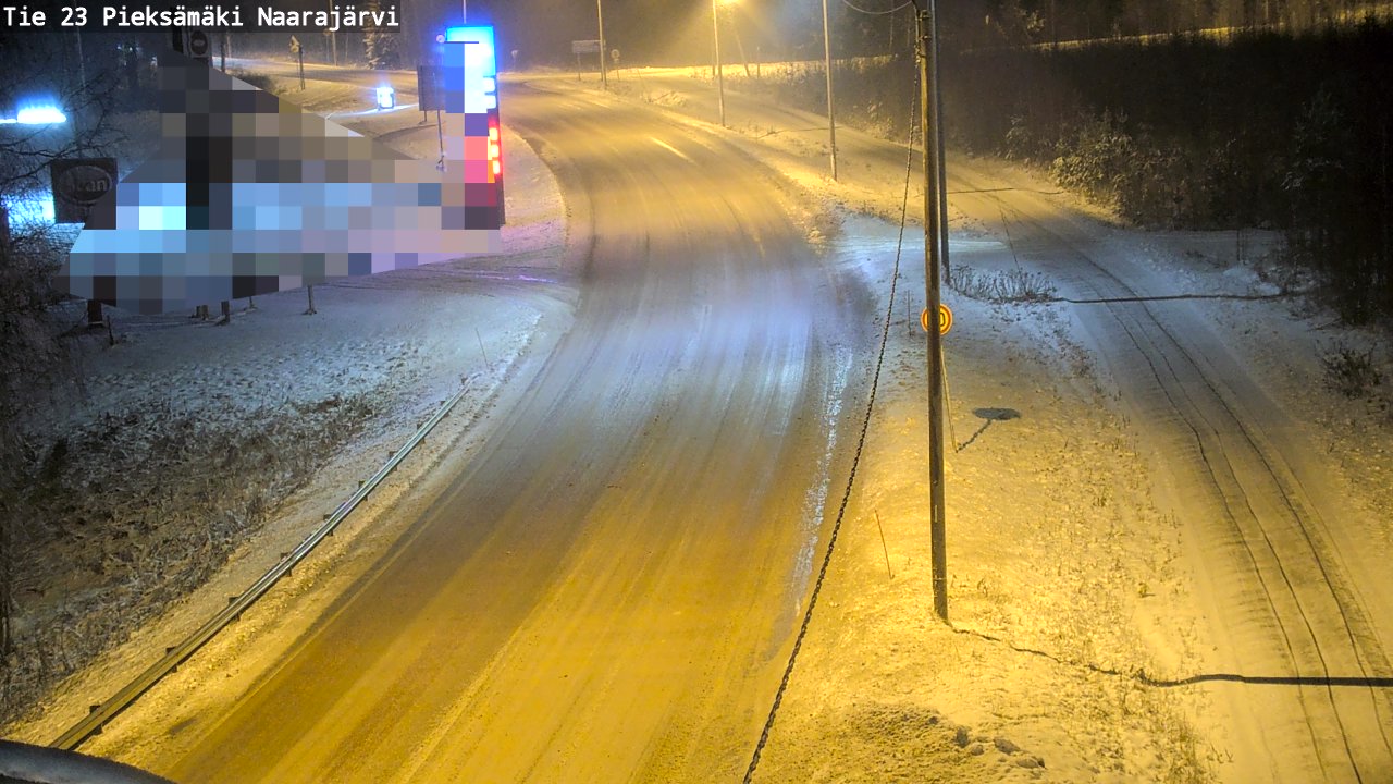 Weather Camera Image Väg 23 Pieksämäki, Naarajärvi, Pieksämäki, Etelä-Savo