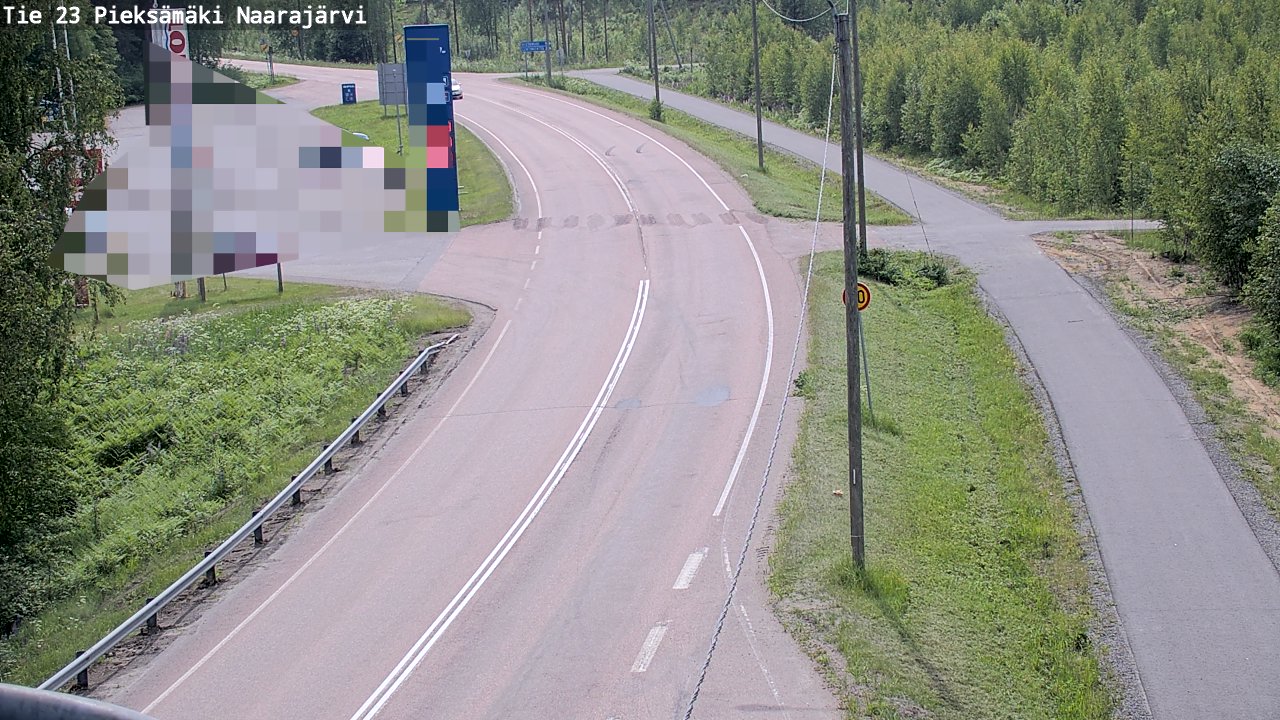 Kelikamerat Kuva Tie 23 Pieksämäki, Naarajärvi, Pieksämäki, Etelä-Savo