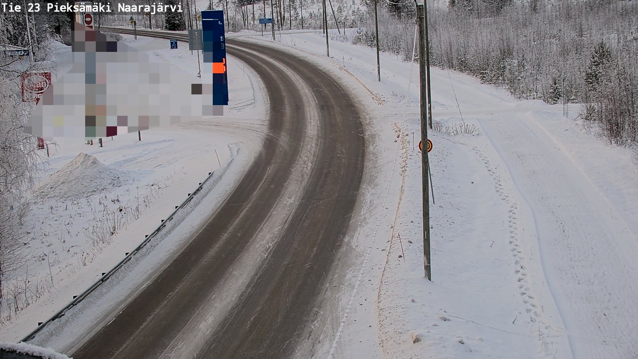 Weather Camera Image Road 23 Pieksämäki, Naarajärvi, Pieksämäki, Etelä-Savo