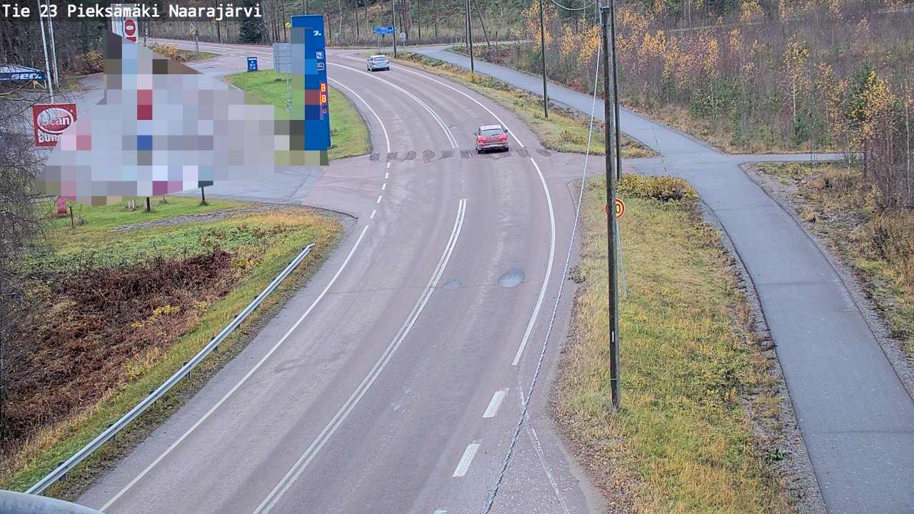 Kelikamerat Kuva Tie 23 Pieksämäki, Naarajärvi, Pieksämäki, Etelä-Savo