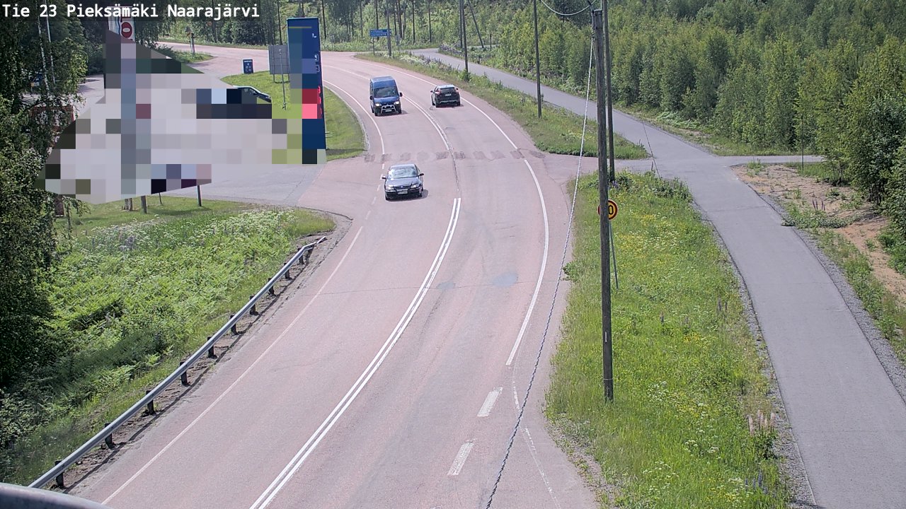 Kelikamerat Kuva Tie 23 Pieksämäki, Naarajärvi, Pieksämäki, Etelä-Savo