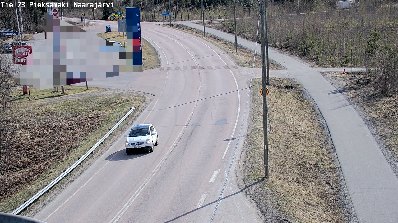 Weather Camera Image Väg 23 Pieksämäki, Naarajärvi, Pieksämäki, Etelä-Savo