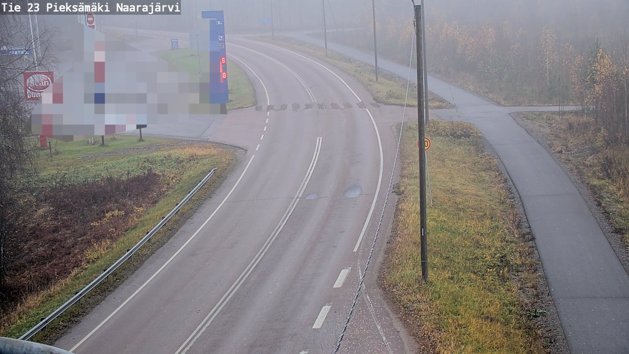Kelikamerat Kuva Tie 23 Pieksämäki, Naarajärvi, Pieksämäki, Etelä-Savo