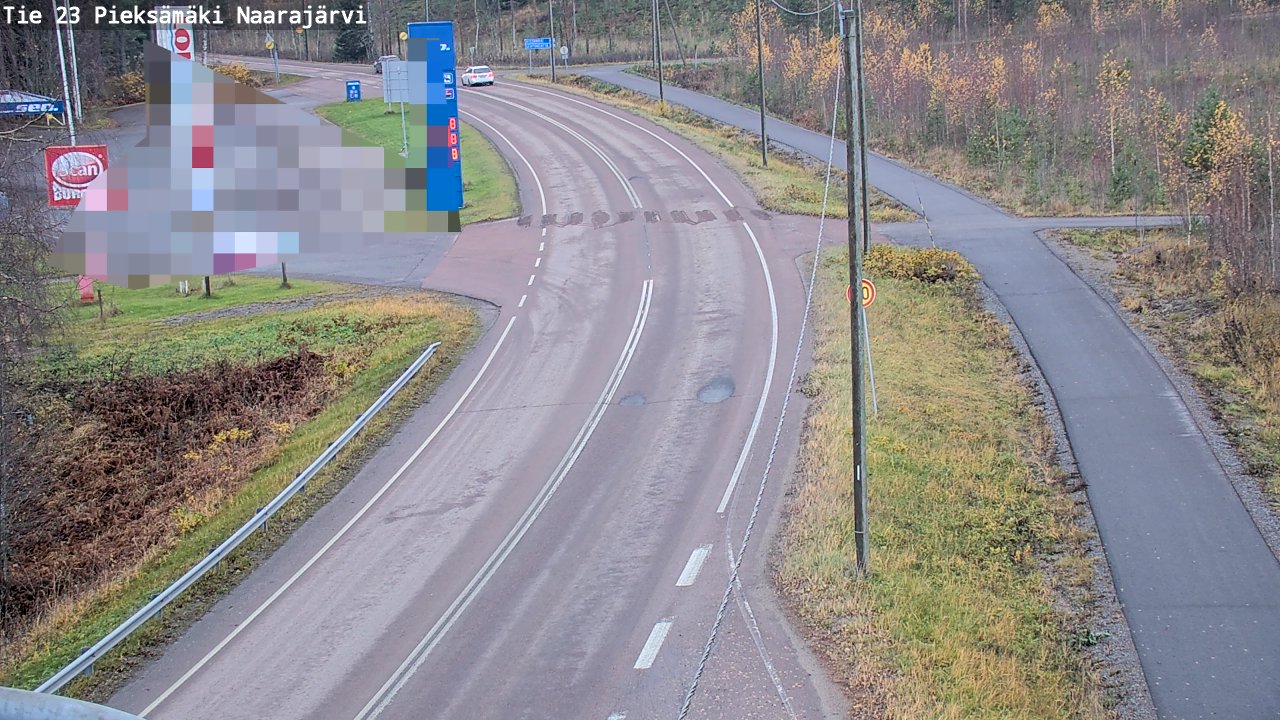 Kelikamerat Kuva Tie 23 Pieksämäki, Naarajärvi, Pieksämäki, Etelä-Savo