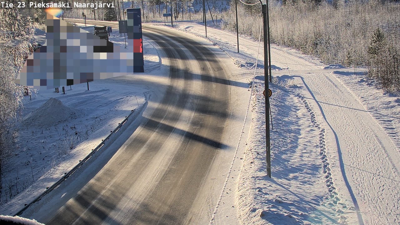 Weather Camera Image Road 23 Pieksämäki, Naarajärvi, Pieksämäki, Etelä-Savo