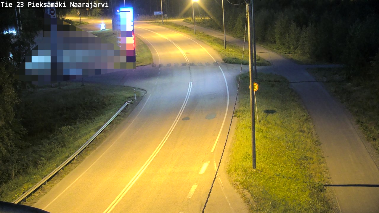 Weather Camera Image Väg 23 Pieksämäki, Naarajärvi, Pieksämäki, Etelä-Savo