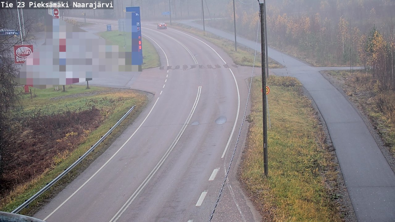 Kelikamerat Kuva Tie 23 Pieksämäki, Naarajärvi, Pieksämäki, Etelä-Savo