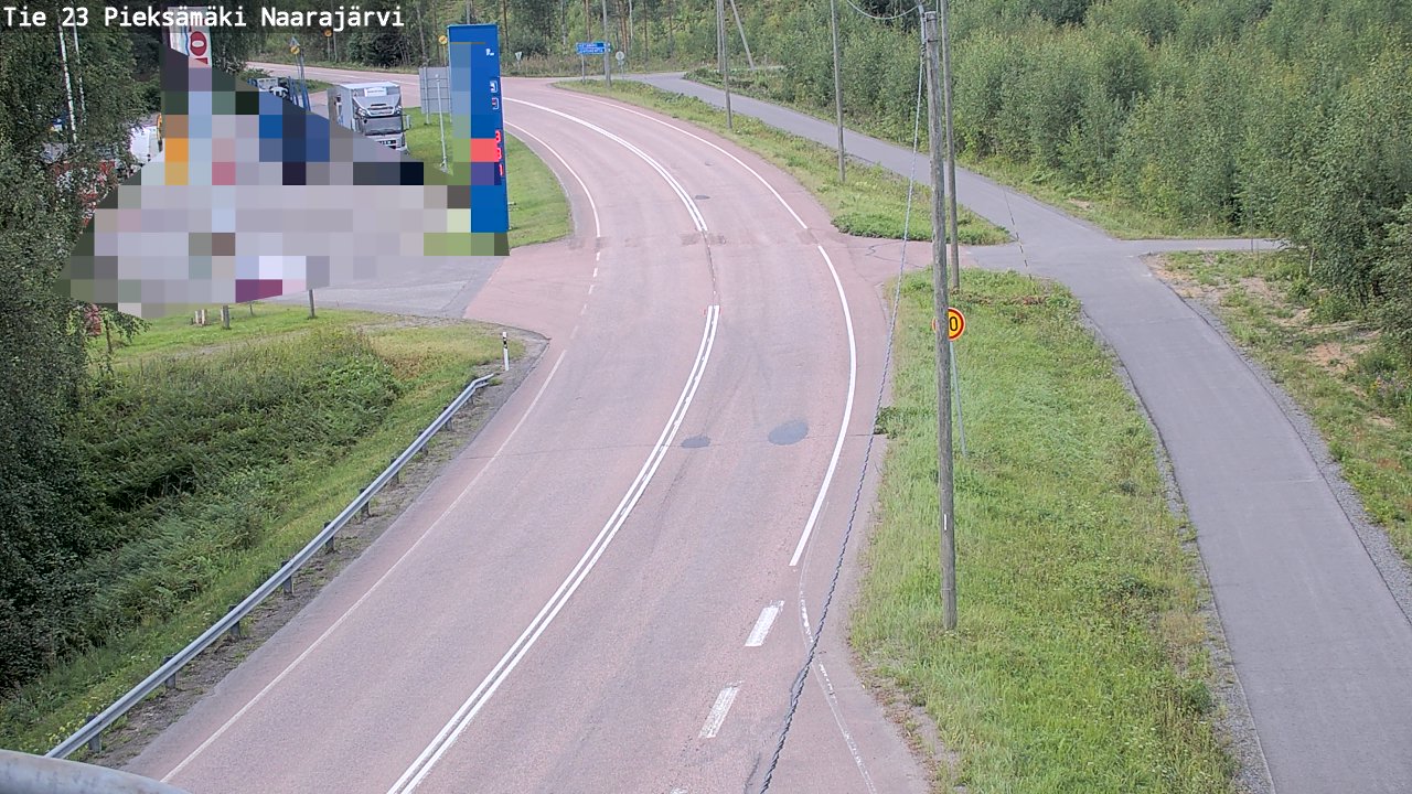 Weather Camera Image Road 23 Pieksämäki, Naarajärvi, Pieksämäki, Etelä-Savo
