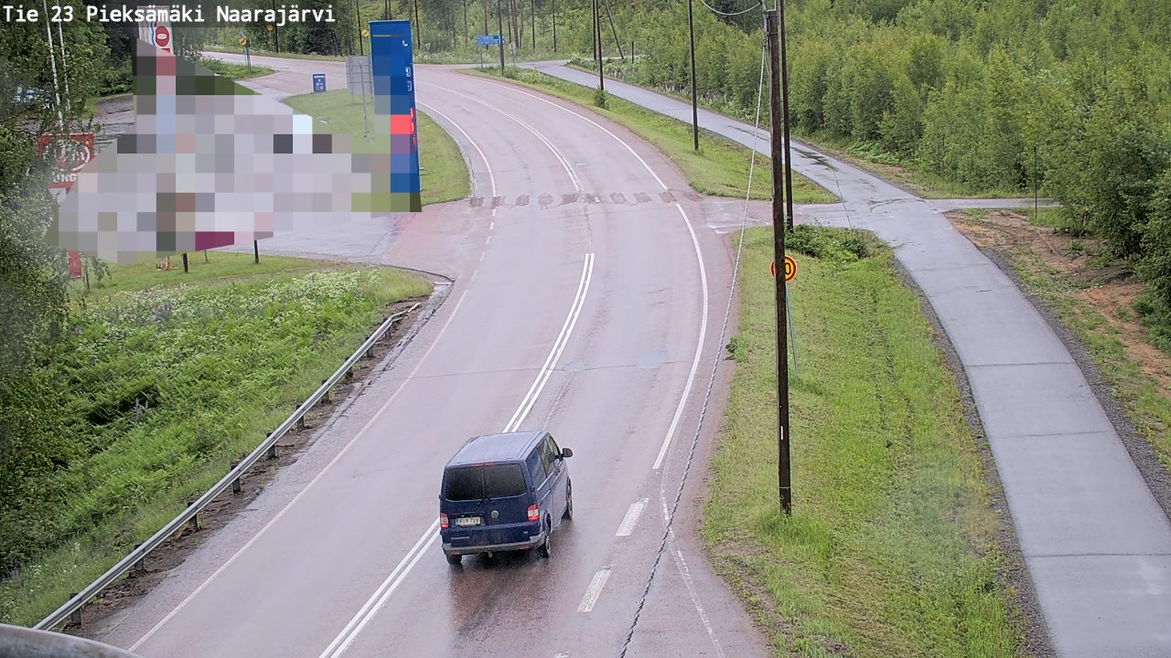 Weather Camera Image Road 23 Pieksämäki, Naarajärvi, Pieksämäki, Etelä-Savo