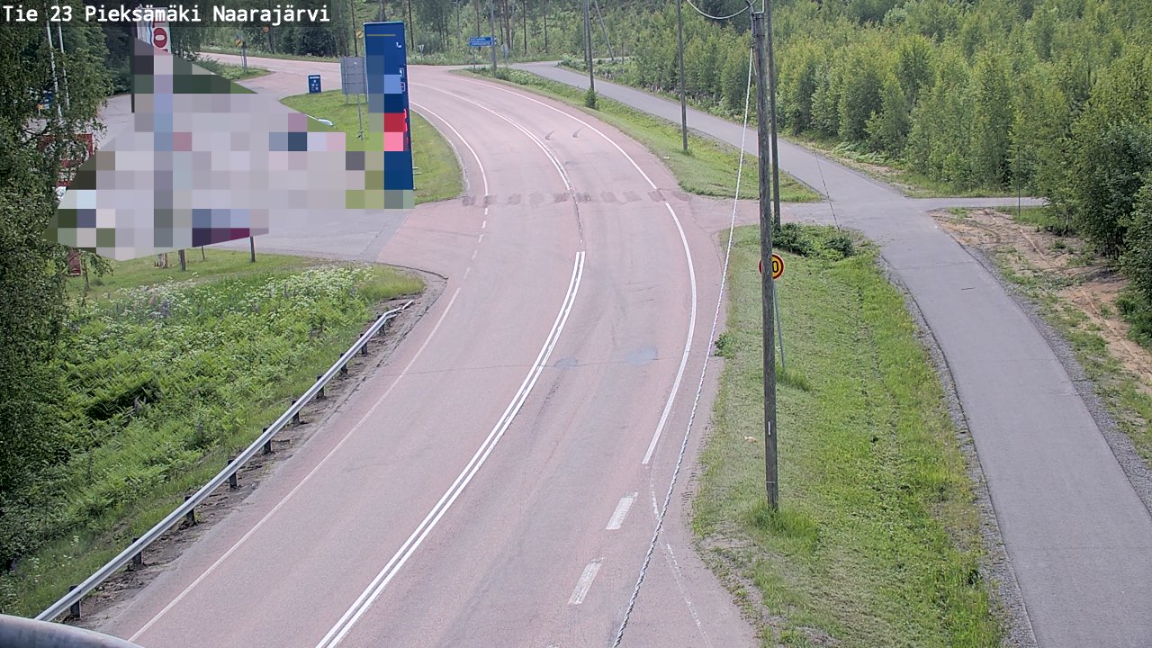 Kelikamerat Kuva Tie 23 Pieksämäki, Naarajärvi, Pieksämäki, Etelä-Savo