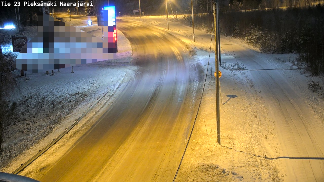 Weather Camera Image Väg 23 Pieksämäki, Naarajärvi, Pieksämäki, Etelä-Savo