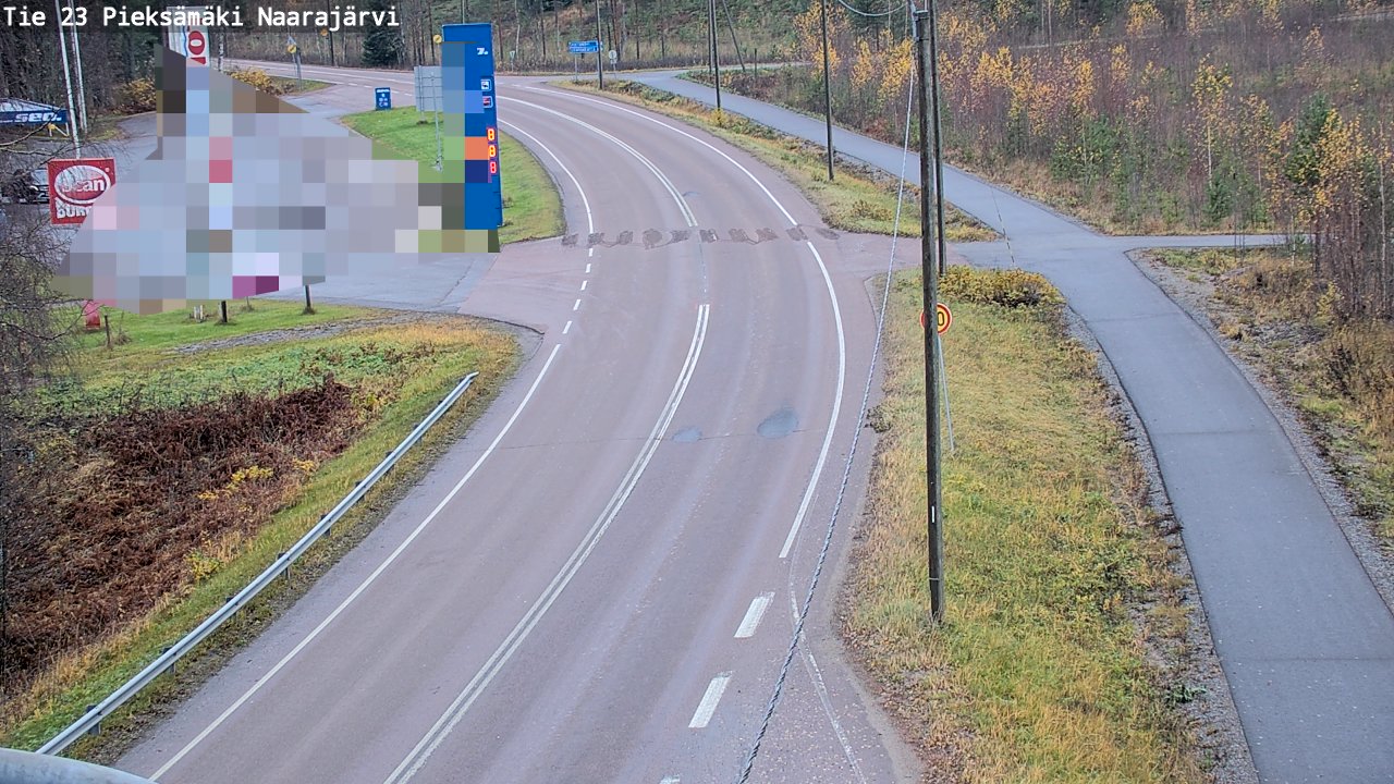 Kelikamerat Kuva Tie 23 Pieksämäki, Naarajärvi, Pieksämäki, Etelä-Savo