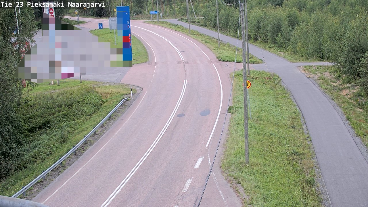 Weather Camera Image Road 23 Pieksämäki, Naarajärvi, Pieksämäki, Etelä-Savo