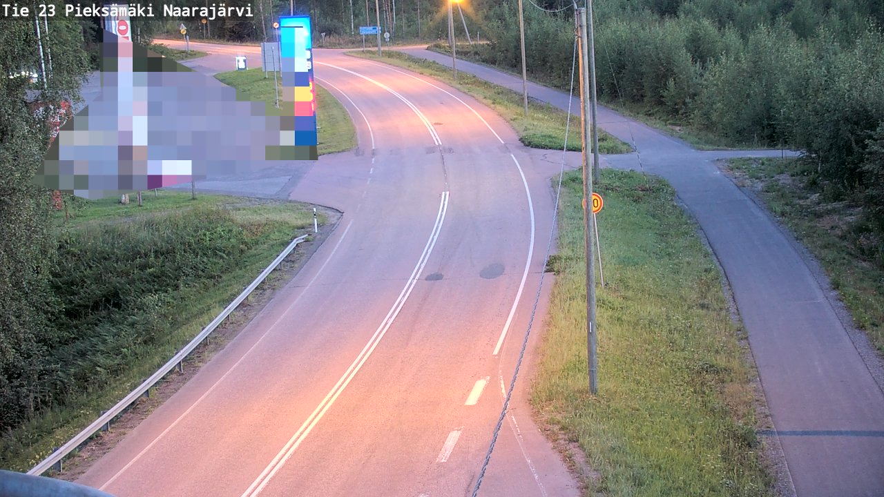 Weather Camera Image Väg 23 Pieksämäki, Naarajärvi, Pieksämäki, Etelä-Savo
