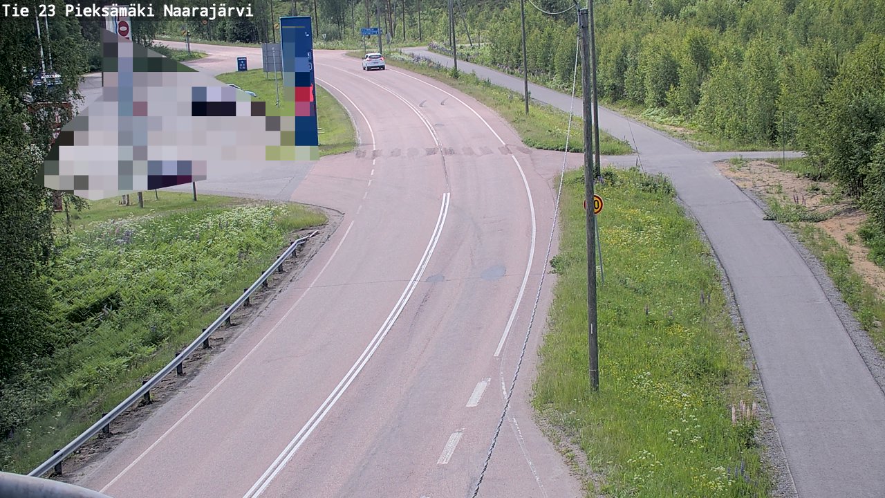 Kelikamerat Kuva Tie 23 Pieksämäki, Naarajärvi, Pieksämäki, Etelä-Savo