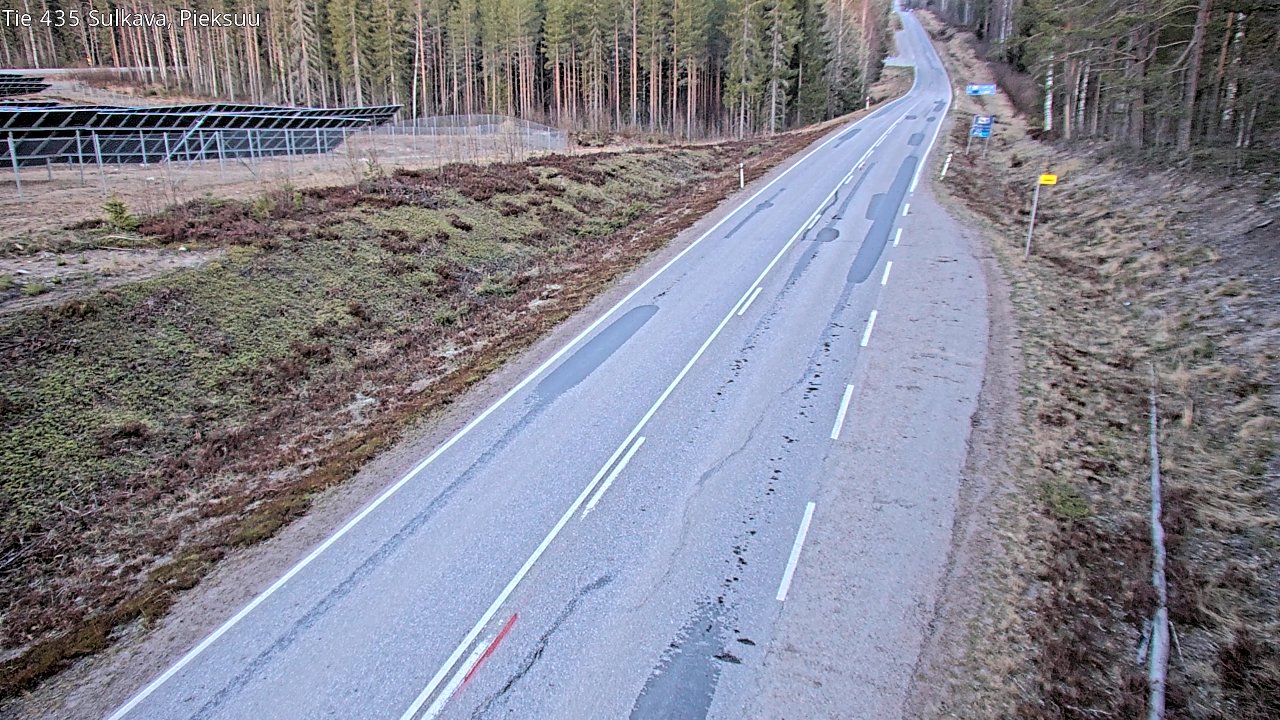 Weather Camera Image Road 435 Sulkava, Sulkava, Etelä-Savo