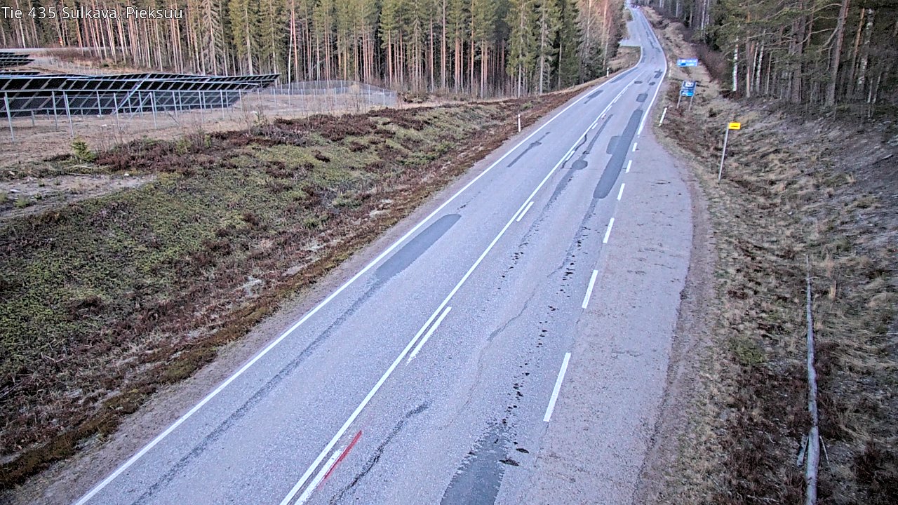 Weather Camera Image Road 435 Sulkava, Sulkava, Etelä-Savo