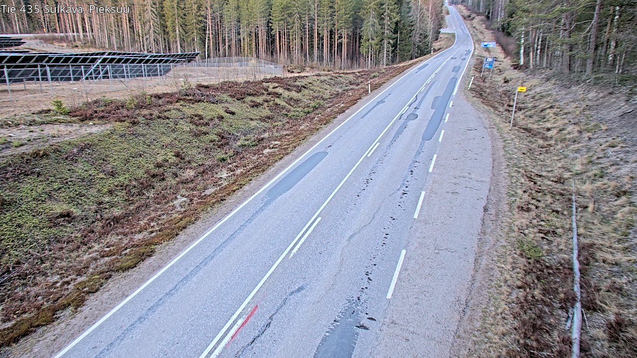 Weather Camera Image Road 435 Sulkava, Sulkava, Etelä-Savo