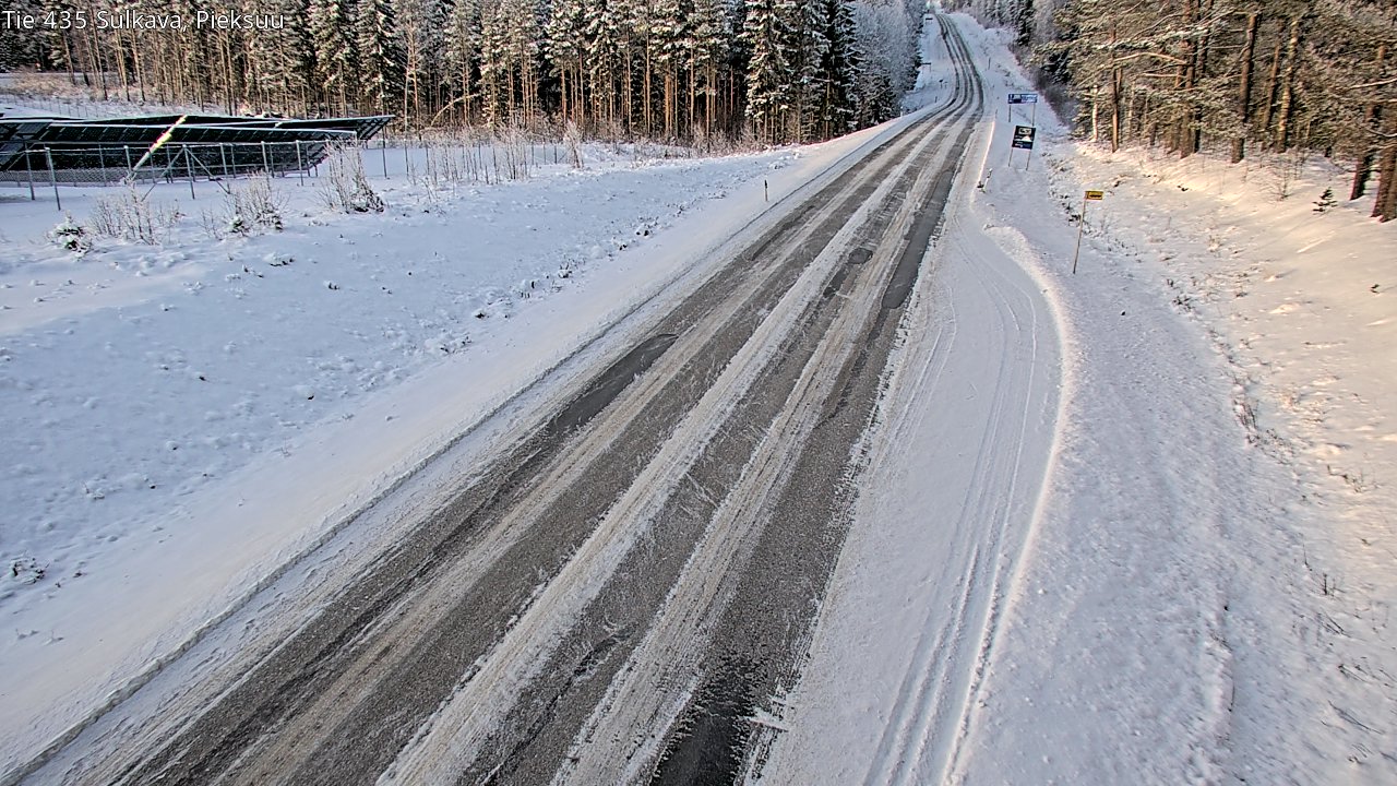 Weather Camera Image Road 435 Sulkava, Sulkava, Etelä-Savo