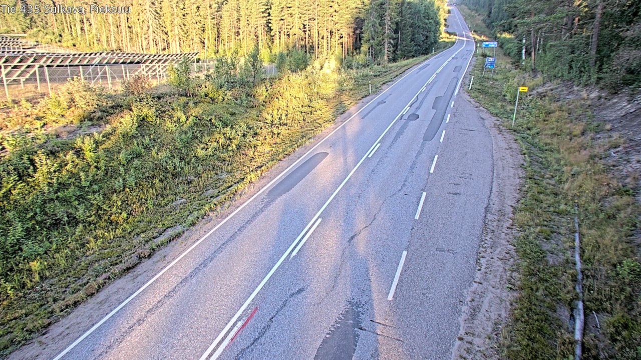 Weather Camera Image Road 435 Sulkava, Sulkava, Etelä-Savo