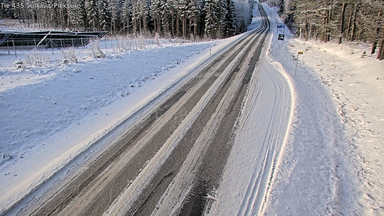 Weather Camera Image Road 435 Sulkava, Sulkava, Etelä-Savo